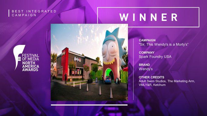 Spark Foundry And Wendys Receive Three Festival Of Media North America Awards