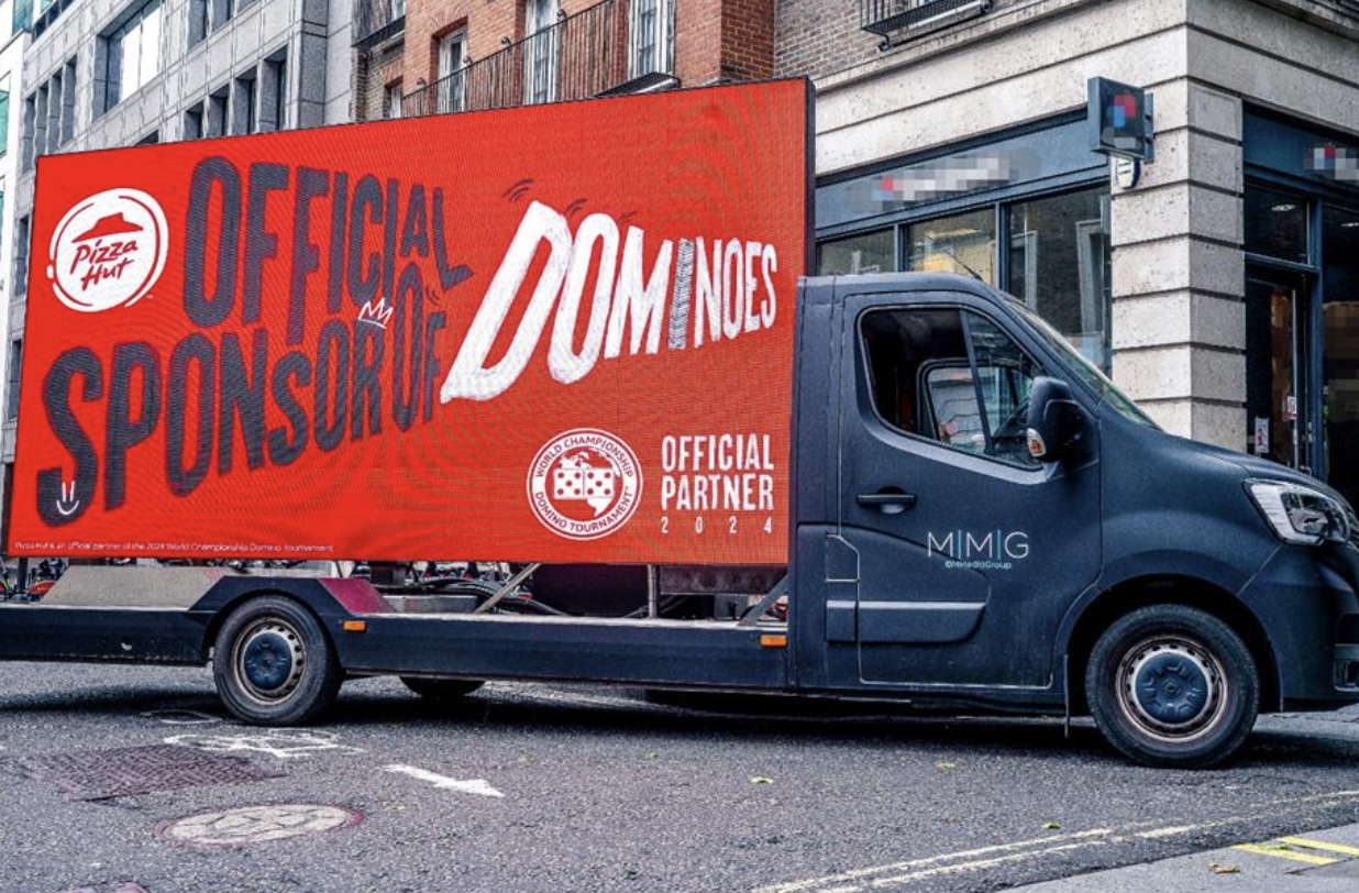 Pizza Hut becomes ‘official sponsor of dominoes’